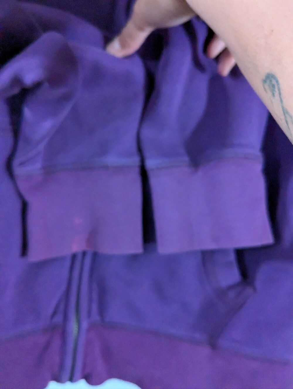 Aeropostale Purple Full-Zip Hooded Sweatshirt XL - Picture 3 of 4